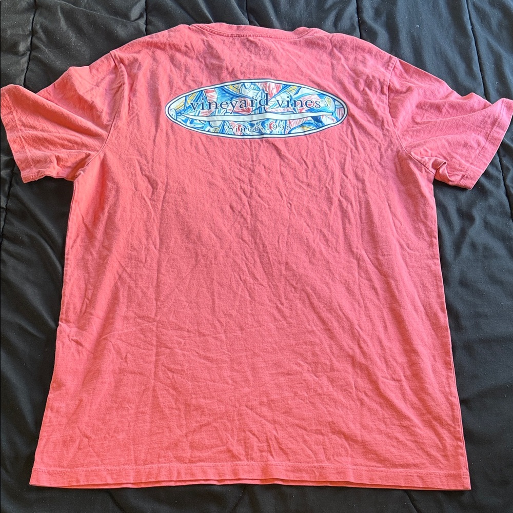 Vineyard Vines Men's Coral Short Sleeve Tee